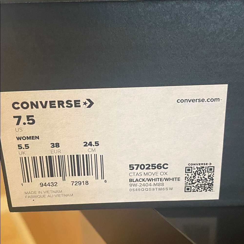 CHUCK TAYLOR ALL STAR MOVE CANVAS PLATFORM SNEAKERS NEW! - Picture 6 of 8